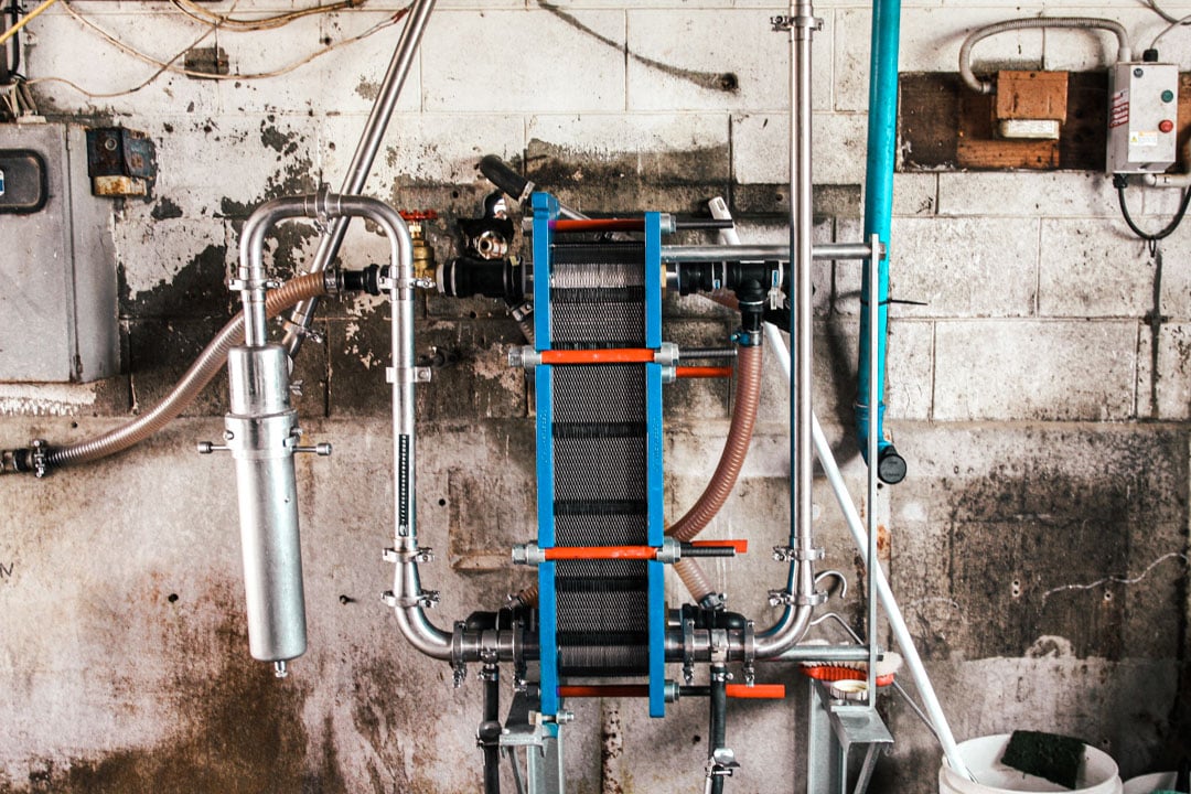 Primary Cooling System for a Milking System