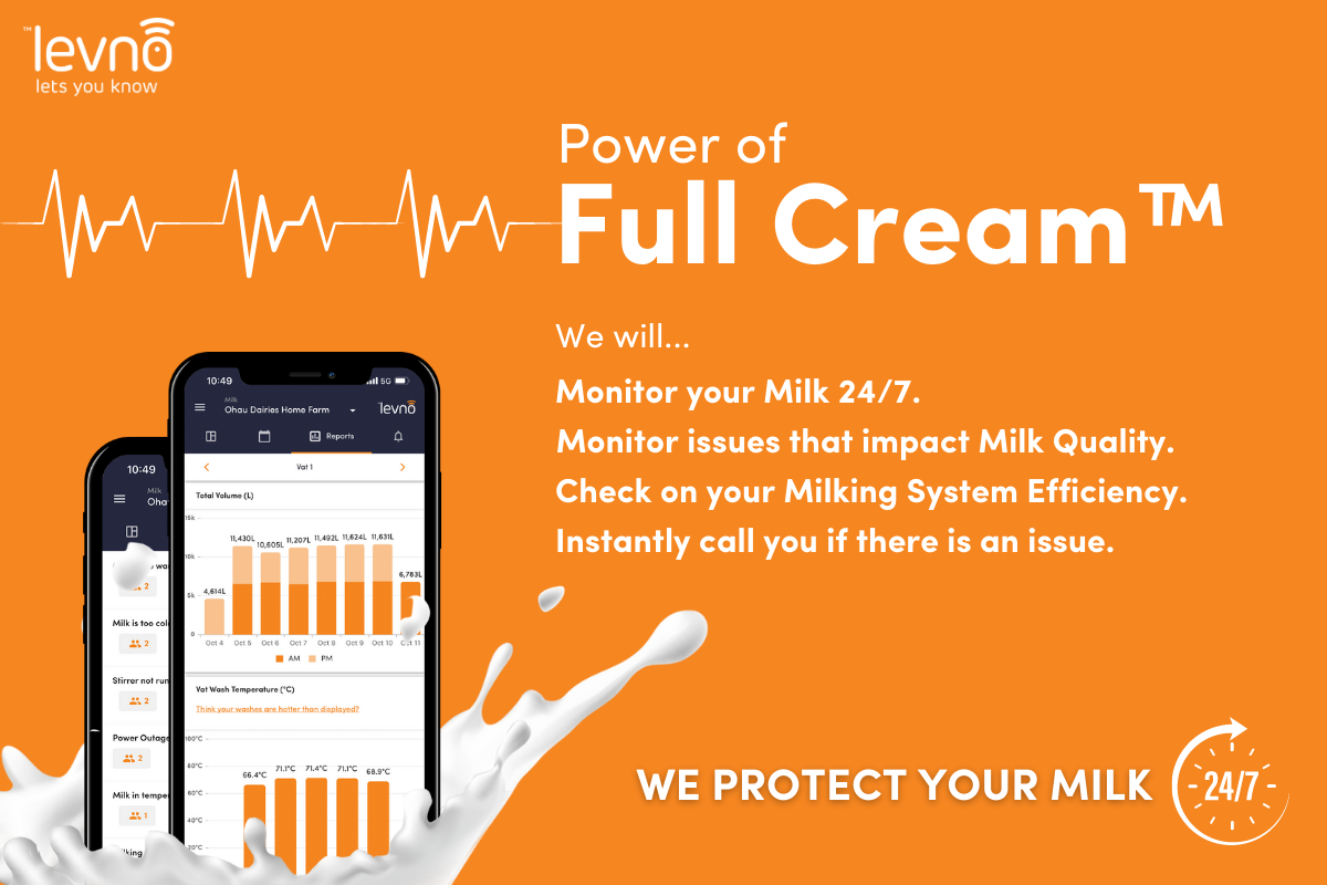 With Full Cream, Levno will protect your milk 24/7 so you can focus on what you do best - Farming! 