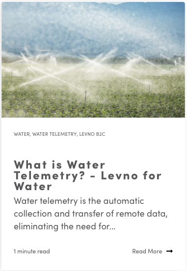 Blog: What is Water Telemetry? - Levno for Water