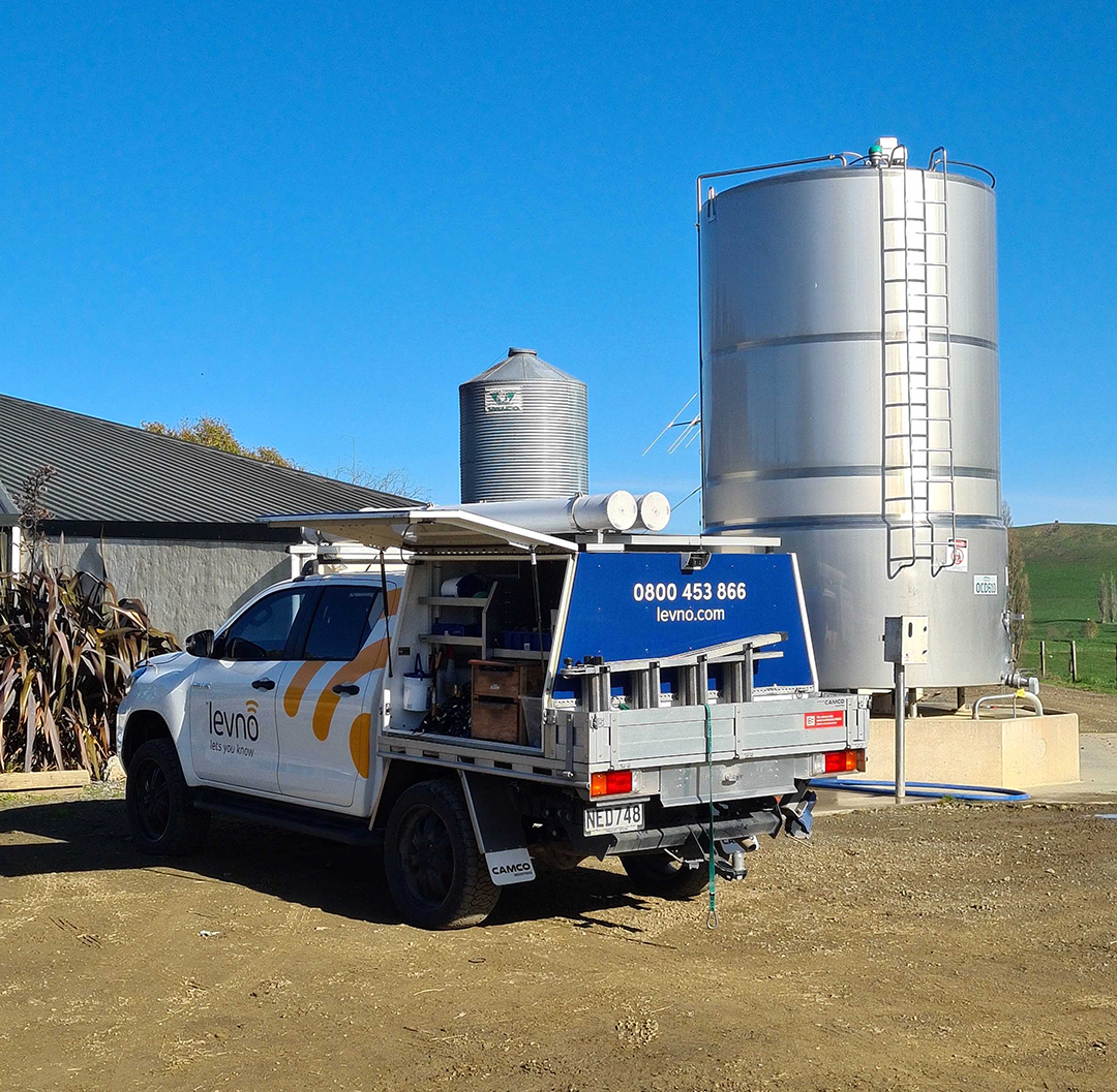 Milk vat with ute